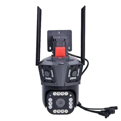 دوربین سیمکارتی 3 لنزه v380 pro سه تصویر همزمان