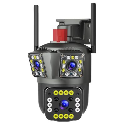 دوربین مداربسته مینی اسپیددام سیمکارتی سه لنز مدل V380